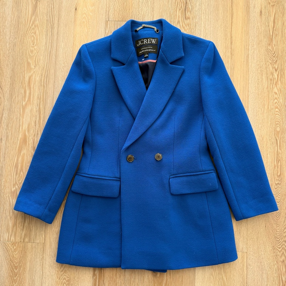 J.Crew Blazer Jacket in Italian Double Cloth Wool